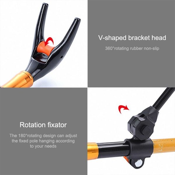Vertical String Carbon Bracket Fishing Rod Bracket, Specification: 2.1m - Image 5