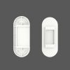 5pcs Outlet Holder Wall Mount Plug Board Socket Fixing Frame (White) - Image 2