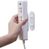 5pcs Outlet Holder Wall Mount Plug Board Socket Fixing Frame (White) - Image 4
