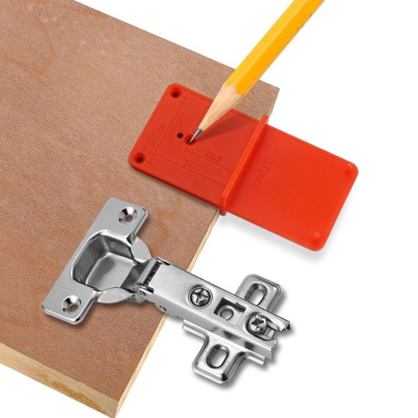35 / 40mm Hinge Opening Positioner Hinge Template Drilling Positioning Plate - Image 5