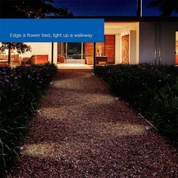Solar Power Buried Light Under Ground Lamp Outdoor Path Way Garden Decking - Image 8