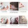 Multifunctional Toilet Suction Cup Towel Ring Rack (Black) - Image 7