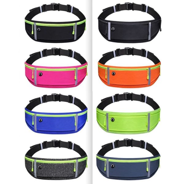 Outdoor Waterproof Belt Bag Sports Riding Mobile Phone Waist Bag, Size: 7 inch (Grey) - Image 2