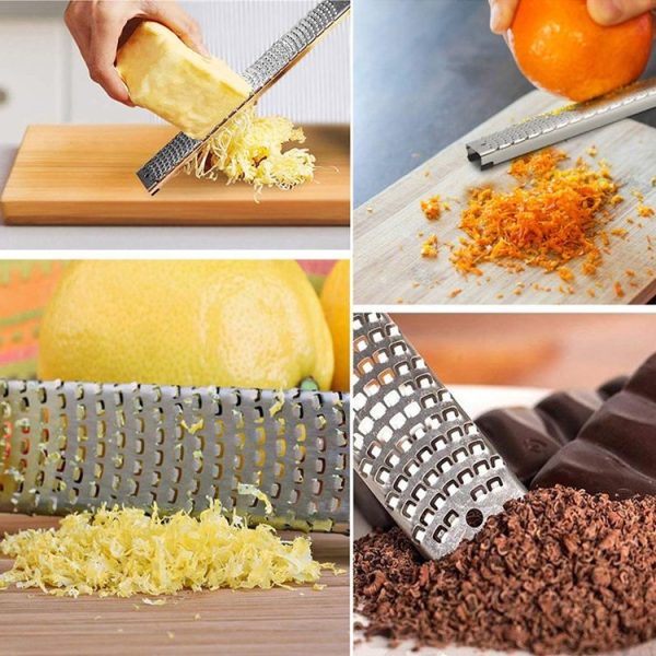 Stainless Steel Lemon Grater Multi-function Cheese Grater Random Color Delivery - Image 7