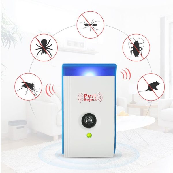 CT-2033 Electronic Ultrasonic Mosquito Pest Repeller with Night Light, Plug Type: EU Plug (Pink) - Image 3