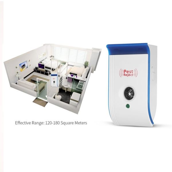 CT-2033 Electronic Ultrasonic Mosquito Pest Repeller with Night Light, Plug Type: EU Plug (Pink) - Image 5
