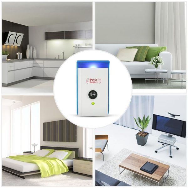CT-2033 Electronic Ultrasonic Mosquito Pest Repeller with Night Light, Plug Type: EU Plug (Pink) - Image 8