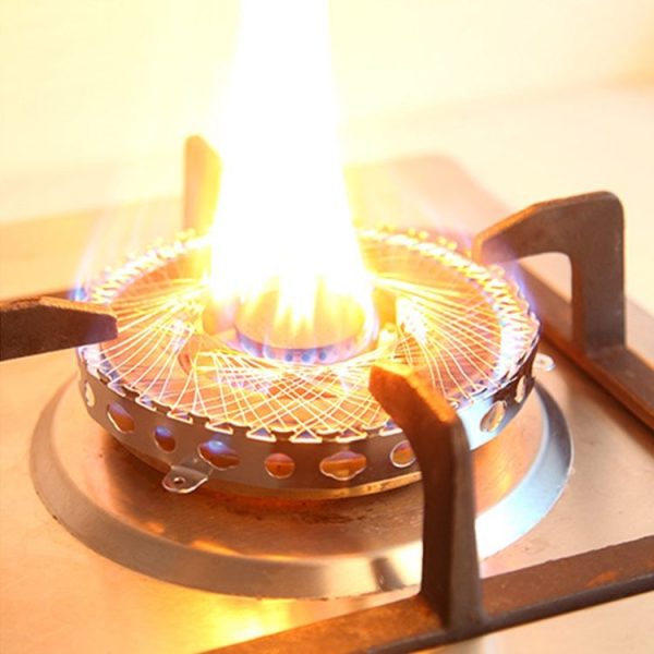 2 PCS Stainless Steel Gas Circle for Gas Cooker Fireproof Windproof Gas Energy Saving Hood Kitchen Accessories - Image 7