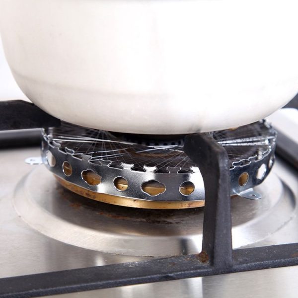 2 PCS Stainless Steel Gas Circle for Gas Cooker Fireproof Windproof Gas Energy Saving Hood Kitchen Accessories - Image 8