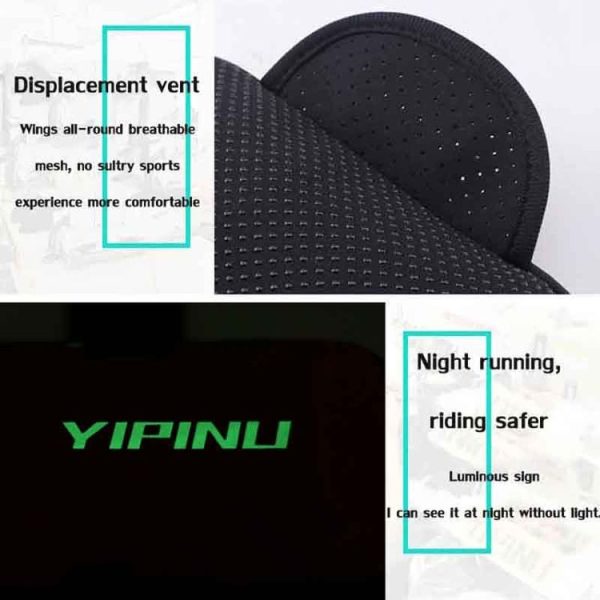 YIPINU Outdoor Multifunctional Arm Cycling Running Fitness Sports Phone Bag (Black) - Image 8