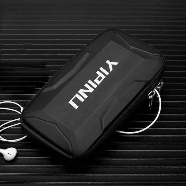 YIPINU Outdoor Multifunctional Arm Cycling Running Fitness Sports Phone Bag (Black) - Image 9