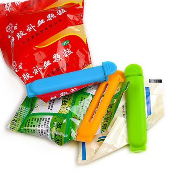 Household Travel Snack Storage Bag Plastic Sealing Clip, Color Delivery Randomly - Image 6