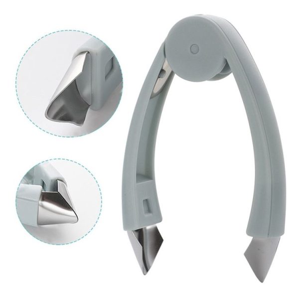 Pineapple Remover Clip Gadget Kitchen Tool Strawberry Shelling Machine (Gray) - Image 3