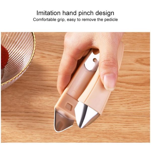 Pineapple Remover Clip Gadget Kitchen Tool Strawberry Shelling Machine (Gray) - Image 5