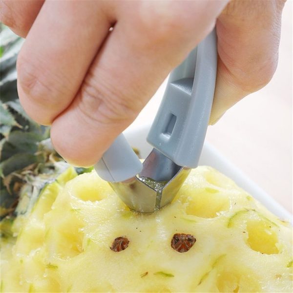 Pineapple Remover Clip Gadget Kitchen Tool Strawberry Shelling Machine (Gray) - Image 7