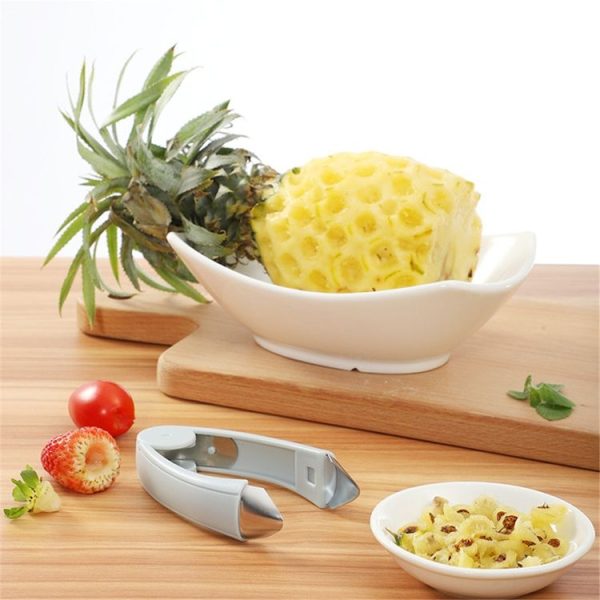 Pineapple Remover Clip Gadget Kitchen Tool Strawberry Shelling Machine (Gray) - Image 8
