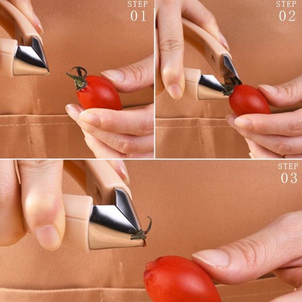 Pineapple Remover Clip Gadget Kitchen Tool Strawberry Shelling Machine (Gray) - Image 9