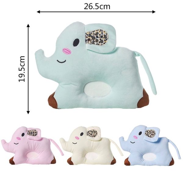 Small Elephant Style Baby Stereotypes Pillow (Blue) - Image 3