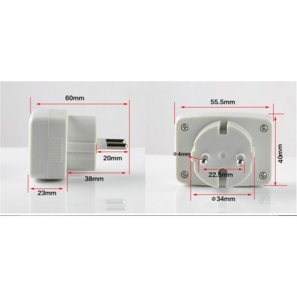 Digital Voltmeter LCD Display LCD Voltmeter Plug-type Electric Meter (EU Plug 220V) - Image 5