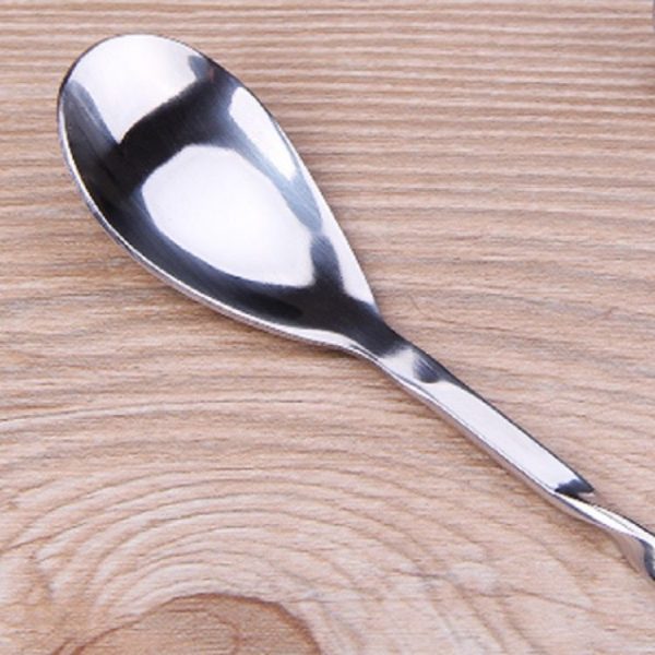 2 PCS Stainless Steel Long Handle Fork Spoon Cocktail Ice Stirrer Double Head Wine Mixing Stick - Image 3