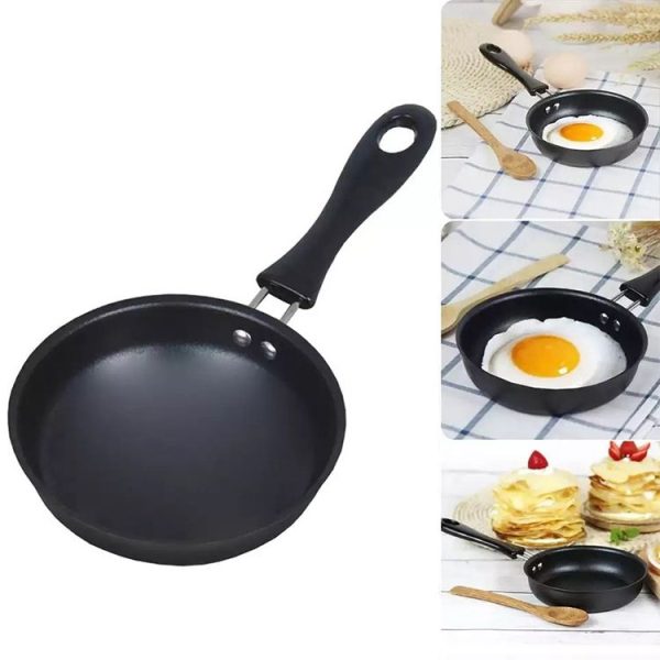 Mini Egg Frying Panpure Non-Stick Flat Bottom Pan Multicooker, Size: 12cm