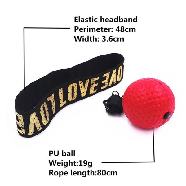 4 in 1 Household Boxing Ball Head-mounted Speed Training Reaction Ball Set - Image 5