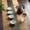 Bamboo Woven Creative Filter Reusable Filter Tea Colander Gadget, Style: Rattan Tea Drain with Handle - Image 3