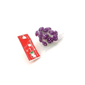 12 PCS / Set Mini Mushroom Shape Christmas Plant Flower Pot Holiday House Party Decorations (Purple)