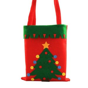 Christmas Portable Candy Dessert Gift Bag Party Home Decoration (Christmas Tree)
