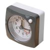 Bedside Mute Alarm Clock With Light & Snooze Function (Gray) - Image 2