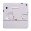 Bedside Mute Alarm Clock With Light & Snooze Function (Gray) - Image 3
