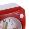 Bedside Mute Alarm Clock With Light & Snooze Function (Gray) - Image 5