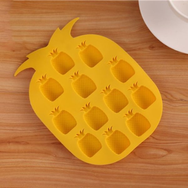 5 PCS Pineapple Creative Silicone Ice Tray Ice Maker Ice Mold, Random Color Delivery - Image 6