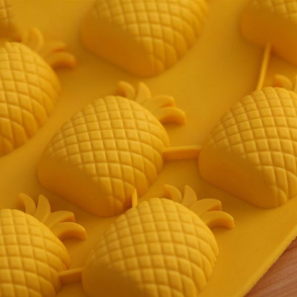 5 PCS Pineapple Creative Silicone Ice Tray Ice Maker Ice Mold, Random Color Delivery - Image 7