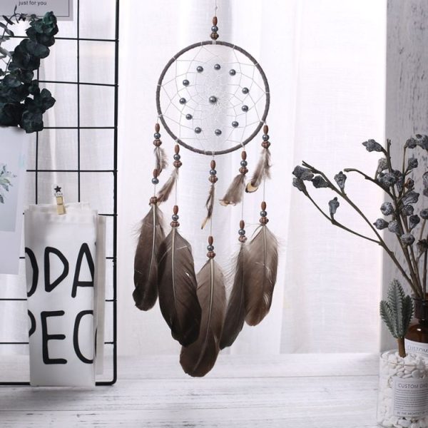 Creative Mini Vintage Hand-Woven Crafts Dream Catcher Home Car Wall Hanging Decoration - Image 2