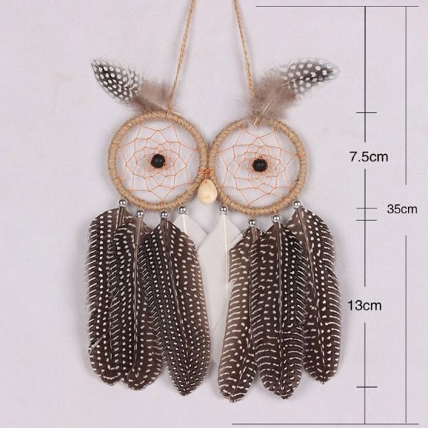 Creative Hand-woven Crafts Dream Catcher Home Car Wall Hanging Decoration, Specification: Animal - Image 4
