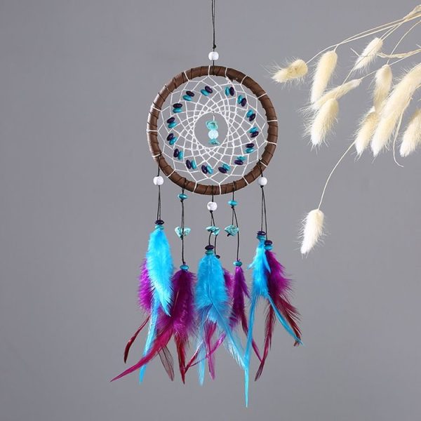 Creative Ethnic Style Hand-Woven Crafts Dream Catcher Home Car Wall Hanging Decoration - Image 3