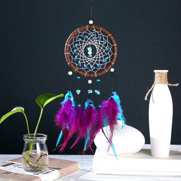 Creative Ethnic Style Hand-Woven Crafts Dream Catcher Home Car Wall Hanging Decoration - Image 5
