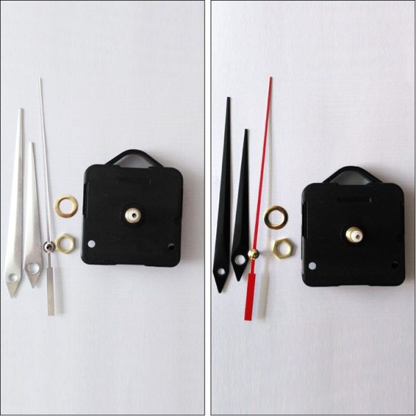 Home Crystal Acrylic Quartz Mirror Clock Jewelry Clock Petal Pattern Clock (Silver) - Image 3