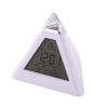 Color Changing Pyramid Digital LCD Alarm Clock Thermometer Temperature Date Display Electronic Table Desktop Clocks - Image 3