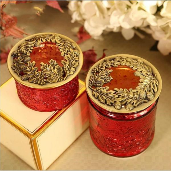 Built-in Wrought Iron Polythermal Anti-hanging Wall Scented Candle Zinc Alloy Smart Cover (3D Butterfly) - Image 5