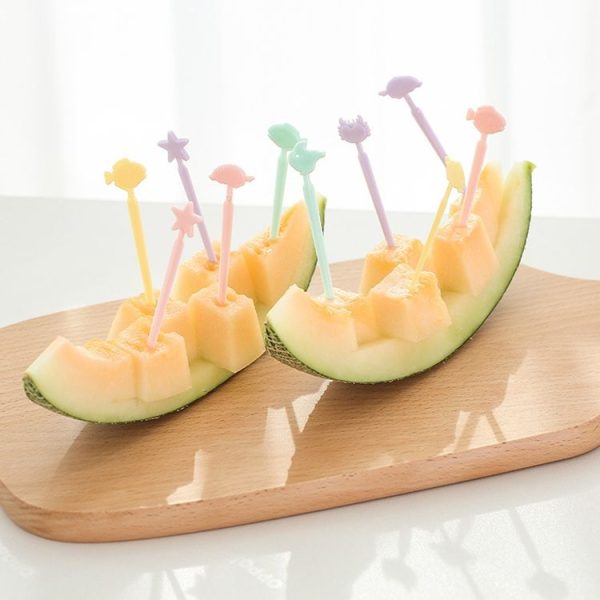 Creative Animal Cartoon Fruit Cake Fork Sign, Random Color Delivery - Image 9