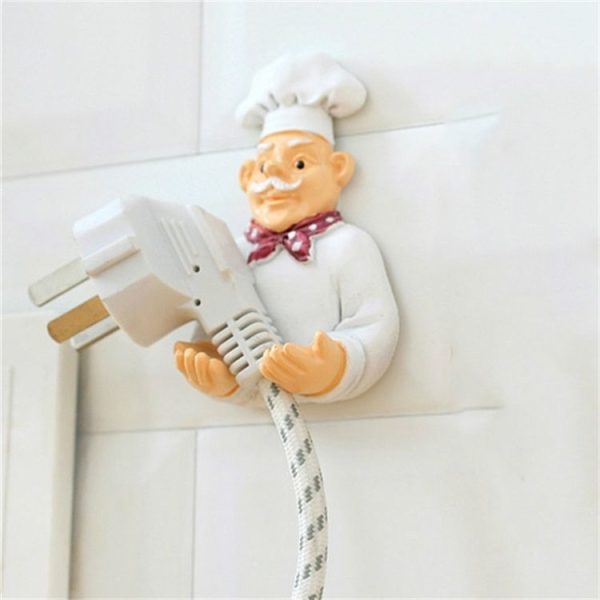 Creative Kitchen Plug Organizer Sundry Key Hanger Hook Kitchen Accessories Decoration, Specification: Hand-held