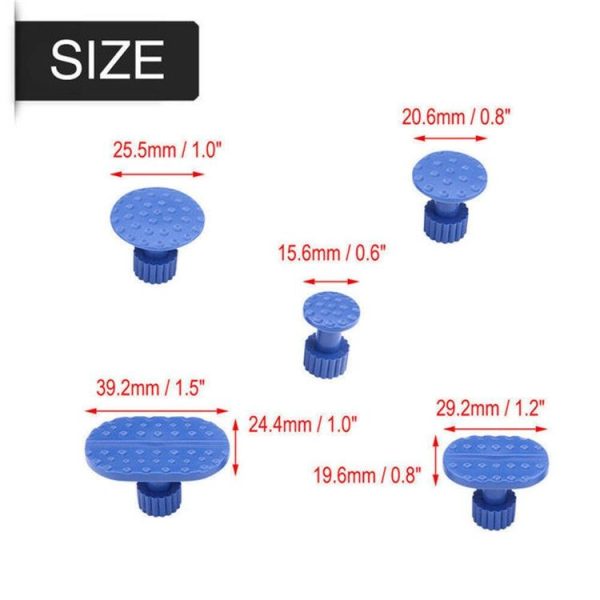 30 PCS Special Suction Cups For Car Dent Repair Puller Sheet Metal Recessed Repair Gasket - Image 7