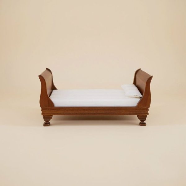 Doll House Jane European Single Bed Mini Furniture House Accessories - Image 2