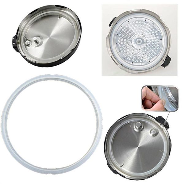 Silicone Gasket Pot Side Seal Electric Pressure Cooker Replacement Parts (Size: 22x24cm) - Image 4