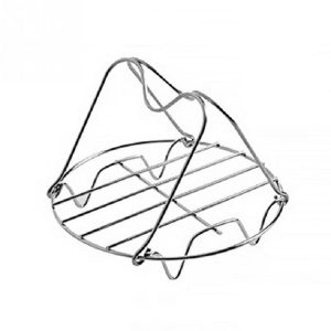 2 PCS Stainless Steel Portable Four Corner Steaming Rack Anti Scalding Insulation Kitchen Utensils, Size: S 15x11.5cm