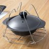 2 PCS Stainless Steel Portable Four Corner Steaming Rack Anti Scalding Insulation Kitchen Utensils, Size: S 15x11.5cm - Image 5