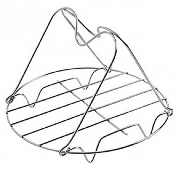 2 PCS Stainless Steel Portable Four Corner Steaming Rack Anti Scalding Insulation Kitchen Utensils, Size: L 19.5x14cm - Image 2