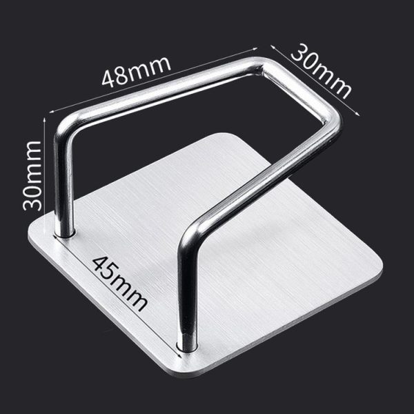 Stainless Steel Sponge Drain Rack Storage Rack Kitchen Bathroom Organizer Rack - Image 2